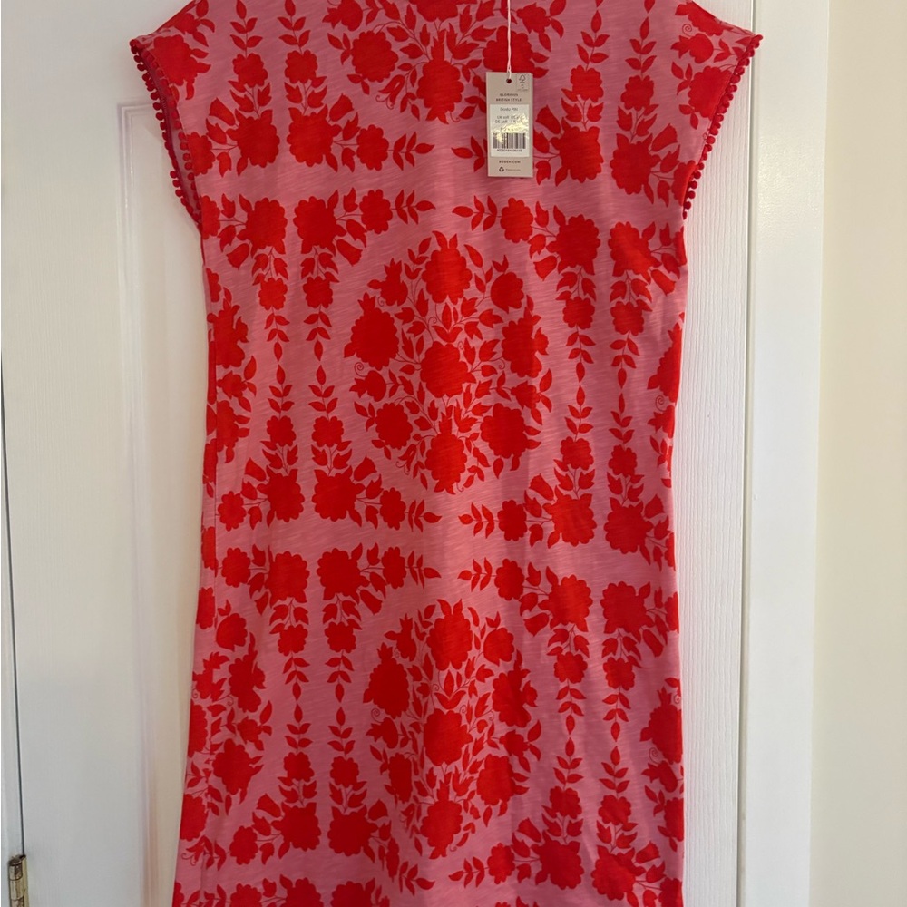 Boden dress NWT 6 trim detail t shirt dress - Picture 3 of 9